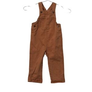 Hema Overalls Kids 86 Rust Brown Dungarees Cotton Bib Adjustable Straps Casual‎